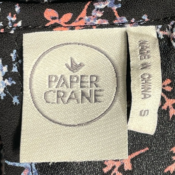 Paper Crane Floral Sleeveless  Top Sz S - Picture 6 of 6
